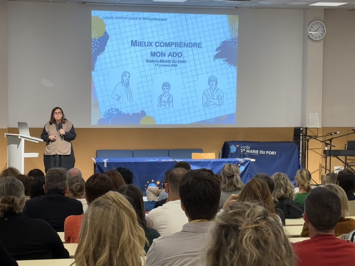Conférence « Comprendre son ado » pour les parents, en auditorium